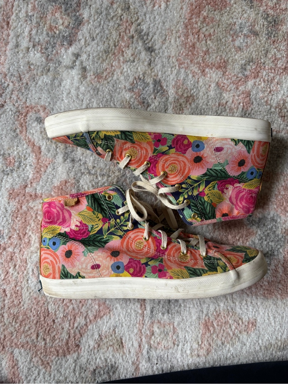 Rifle Paper Co Floral High-Top Keds 🌸